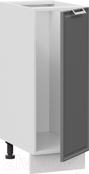 Изображение товара Шкаф-стол кухонный ТриЯ Белладжио 1Н3 (белый/софт графит)