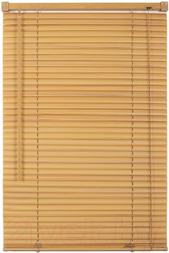 Изображение товара Жалюзи горизонтальные LEGRAND ПВХ 80x160 / 48069702 (орех светлый)