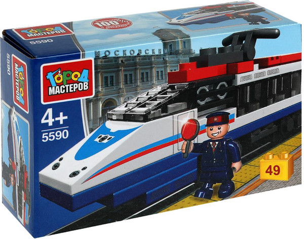 Изображение товара Конструктор Город мастеров Скоростной поезд / 5590-KK (49эл)