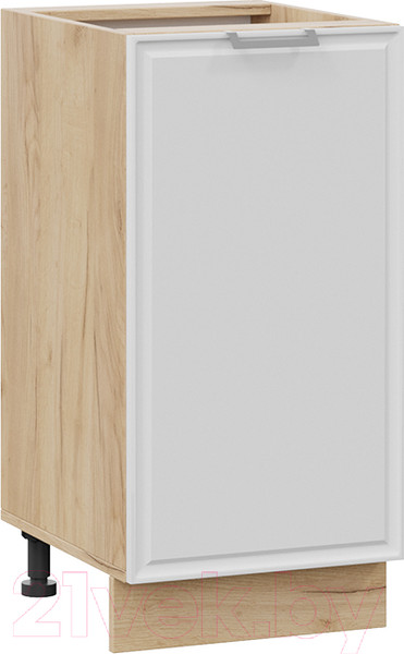 Изображение товара Шкаф-стол кухонный ТриЯ Белладжио 1Н4 (дуб крафт золотой/фон белый)