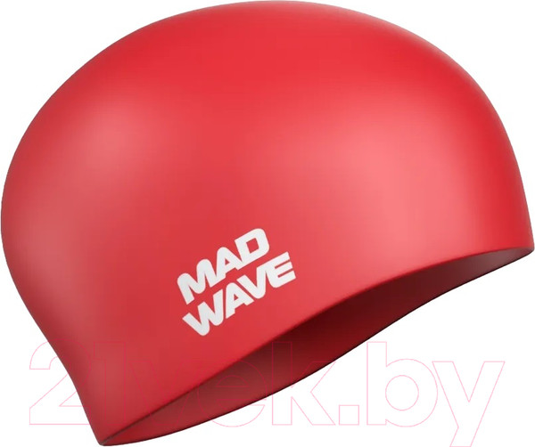 Изображение товара Шапочка для плавания Mad Wave Long Hair Silicone (красный)