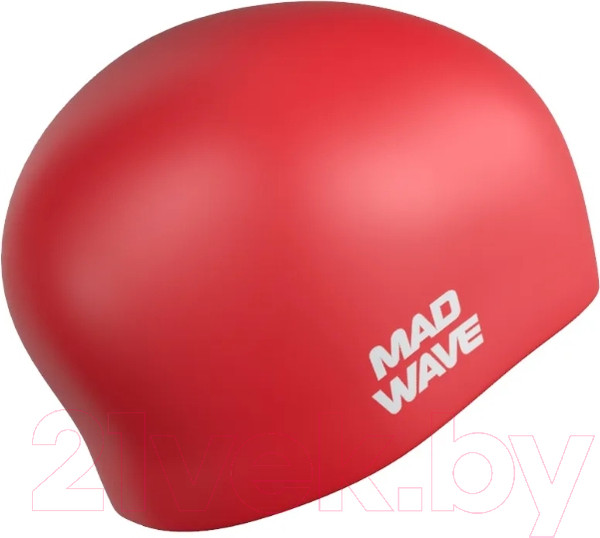 Изображение товара Шапочка для плавания Mad Wave Long Hair Silicone (красный)