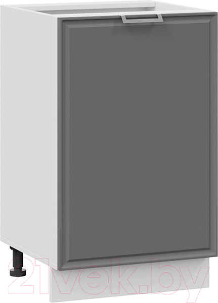 Изображение товара Шкаф-стол кухонный ТриЯ Белладжио 1Н5 (белый/софт графит)