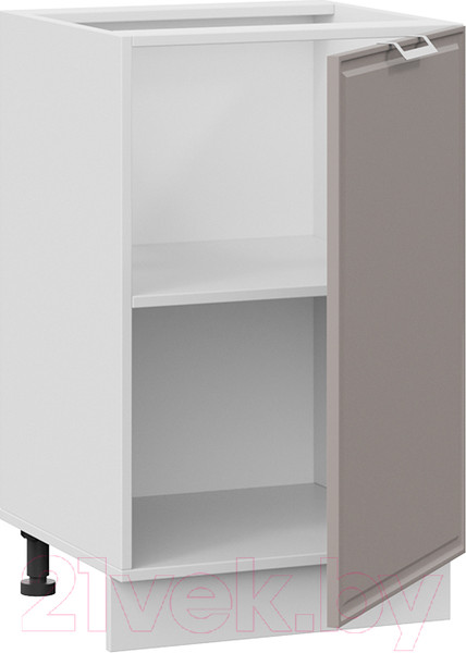 Изображение товара Шкаф-стол кухонный ТриЯ Белладжио 1Н5 (белый/софт капучино)