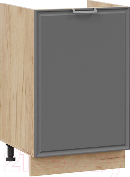 Изображение товара Шкаф под мойку ТриЯ Белладжио 1Н5М (дуб крафт золотой/софт графит)