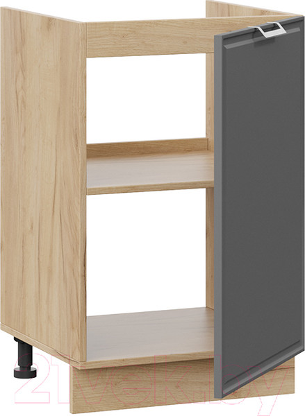 Изображение товара Шкаф под мойку ТриЯ Белладжио 1Н5М (дуб крафт золотой/софт графит)