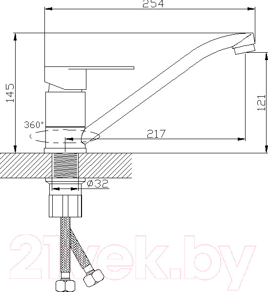 Изображение товара Смеситель Potato P49310S