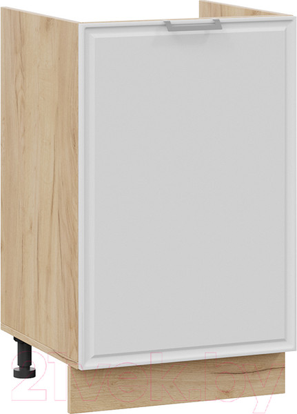Изображение товара Шкаф под мойку ТриЯ Белладжио 1Н5М (дуб крафт золотой/фон белый)