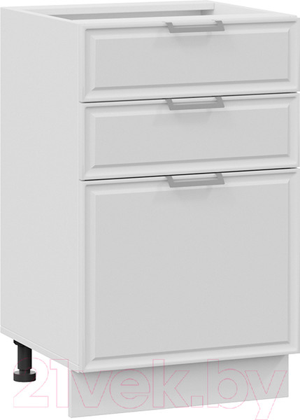 Изображение товара Шкаф-стол кухонный ТриЯ Белладжио 1Н5Я3 (белый/фон белый)