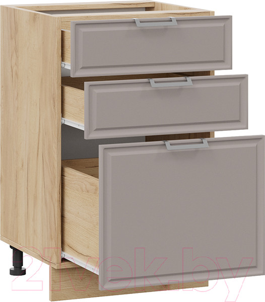 Изображение товара Шкаф-стол кухонный ТриЯ Белладжио 1Н5Я3 (дуб крафт золотой/софт капучино)