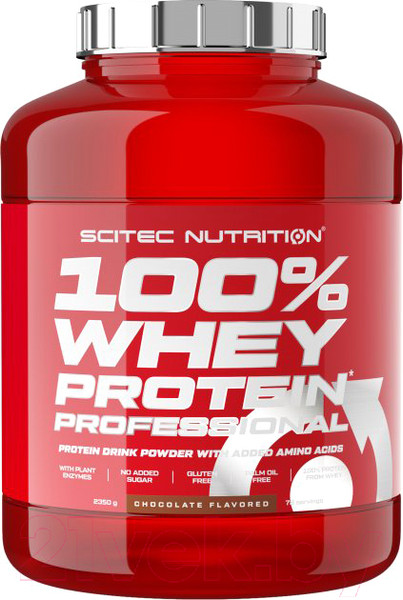 Изображение товара Протеин Scitec Nutrition Whey Protein Prof (2350г, клубника)