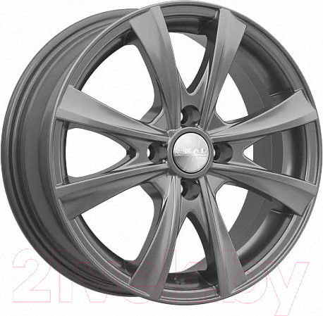 Изображение товара Литой диск SKAD Мальта 15x6" 4x100мм DIA 60.1мм ET 50мм Графит