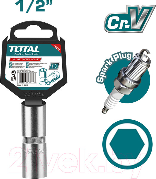 Изображение товара Головка слесарная TOTAL THSPS12166