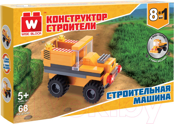 Изображение товара Конструктор Wise Block Строительная машина 8 в 1 / 40446