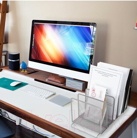 Изображение товара Лоток для бумаг Brauberg Germanium / 237969 (серебристый)