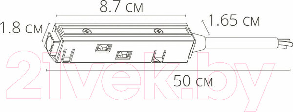 Изображение товара Коннектор для шинопровода Arte Lamp Linea-Accessories A480133
