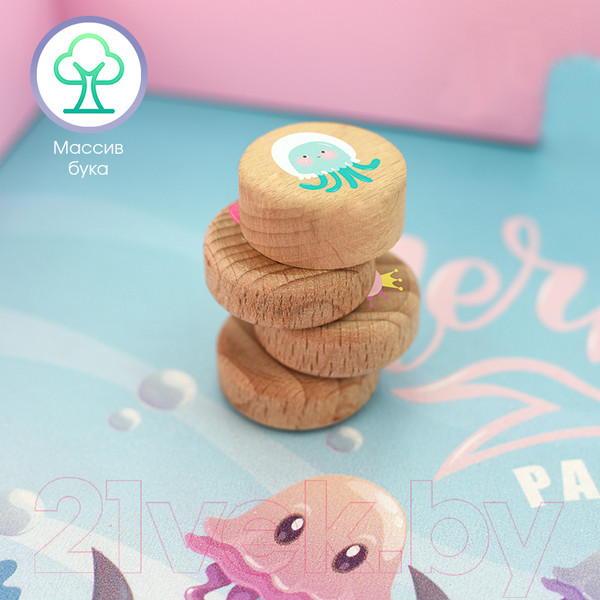 Изображение товара Настольная игра Mega Toys Морской бой большой для девочек / 19505