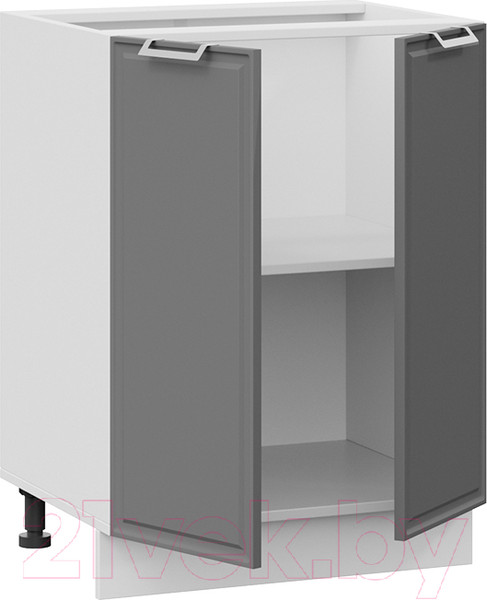 Изображение товара Шкаф-стол кухонный ТриЯ Белладжио 1Н6 (белый/софт графит)