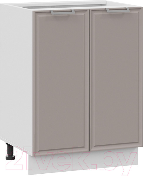 Изображение товара Шкаф-стол кухонный ТриЯ Белладжио 1Н6 (белый/софт капучино)