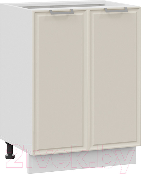 Изображение товара Шкаф-стол кухонный ТриЯ Белладжио 1Н6 (белый/софт панакота)
