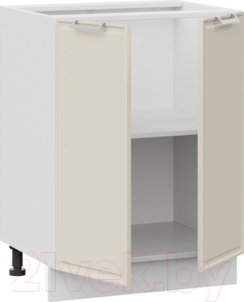 Изображение товара Шкаф-стол кухонный ТриЯ Белладжио 1Н6 (белый/софт панакота)
