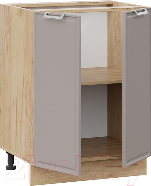 Изображение товара Шкаф-стол кухонный ТриЯ Белладжио 1Н6 (дуб крафт золотой/софт капучино)