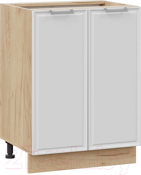 Изображение товара Шкаф-стол кухонный ТриЯ Белладжио 1Н6 (дуб крафт золотой/фон белый)