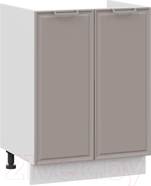 Изображение товара Шкаф под мойку ТриЯ Белладжио 1Н6М (белый/софт капучино)