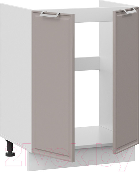 Изображение товара Шкаф под мойку ТриЯ Белладжио 1Н6М (белый/софт капучино)