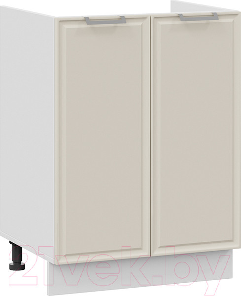 Изображение товара Шкаф под мойку ТриЯ Белладжио 1Н6М (белый/софт панакота)