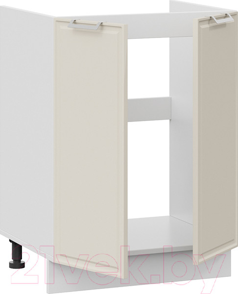 Изображение товара Шкаф под мойку ТриЯ Белладжио 1Н6М (белый/софт панакота)