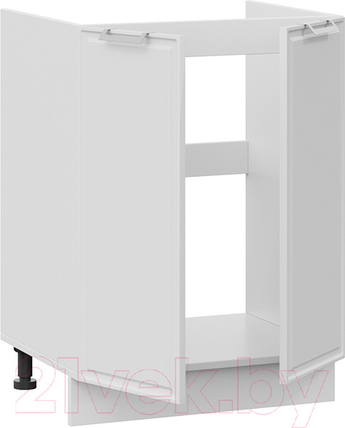 Изображение товара Шкаф под мойку ТриЯ Белладжио 1Н6М (белый/фон белый)