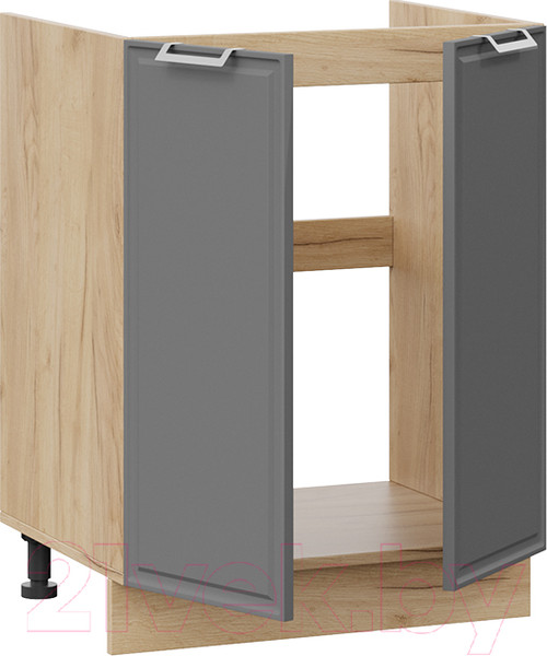 Изображение товара Шкаф под мойку ТриЯ Белладжио 1Н6М (дуб крафт золотой/софт графит)