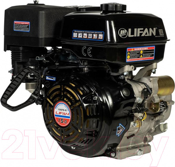 Изображение товара Двигатель бензиновый Lifan 190FD-R D22 18А