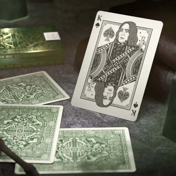 Изображение товара Игральные карты Theory 11 Harry Potter Deck - Green. Slytherin / T1157