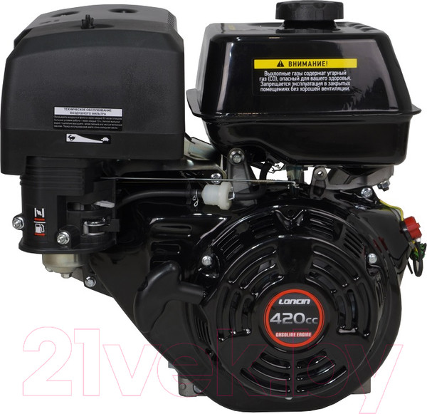 Изображение товара Двигатель бензиновый Loncin G420F конусный вал 105.95мм (L Type)