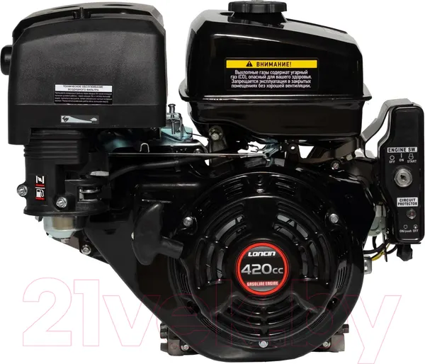 Изображение товара Двигатель бензиновый Loncin G420FD D25 18А A Type