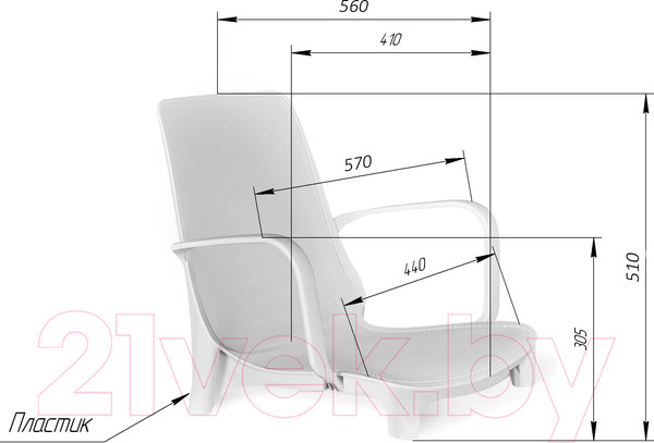 Изображение товара Сиденье для стула Sheffilton SHT-ST76 (черный)