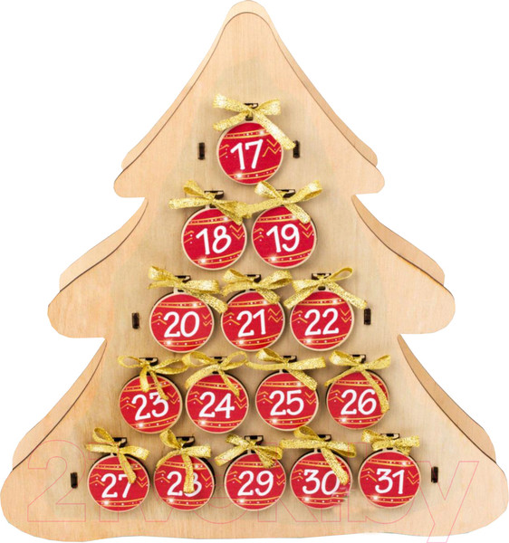 Изображение товара Адвент-календарь Woody Адвент-календарь Елка / 05568