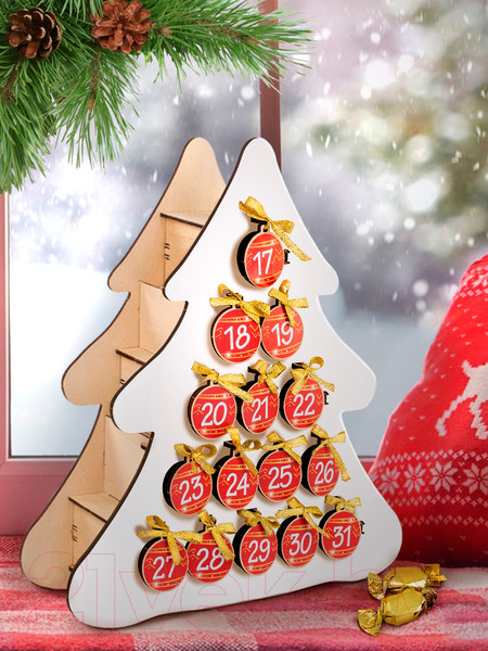 Изображение товара Адвент-календарь Woody Адвент-календарь Елка / 05568