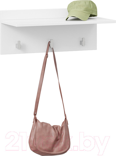 Изображение товара Вешалка для одежды ТриЯ Лайт тип 1 (белый глянец)