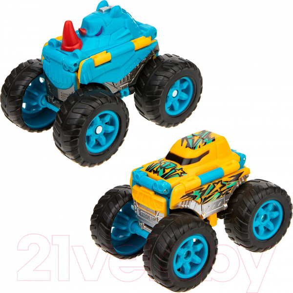 Изображение товара Игрушка-трансформер 1Toy Transcar Double: Рино-трак / Т21864