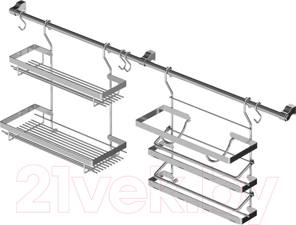 Изображение товара Рейлинговая система Starax S-4522-C (хром)