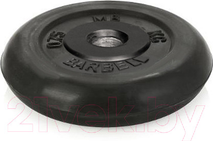 Изображение товара Диск для штанги MB Barbell d26мм 0.75кг (черный)