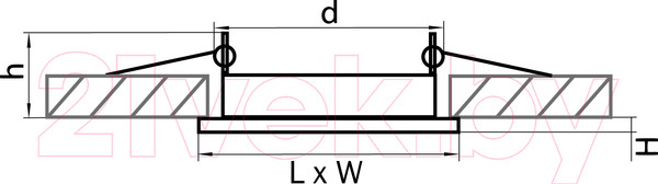 Изображение товара Точечный светильник Lightstar Tensio 212122