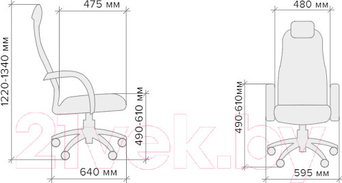 Изображение товара Кресло офисное Everprof EP-911 (черный)