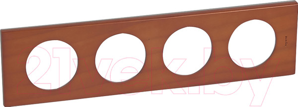 Изображение товара Рамка для выключателей и розеток Legrand Celiane 69174 (кедр)