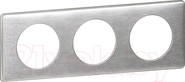 Изображение товара Рамка для выключателей и розеток Legrand Celiane 68923 (алюминий)