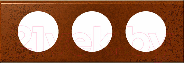 Изображение товара Рамка для выключателей и розеток Legrand Celiane 69263 (патина феррум)