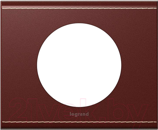 Изображение товара Рамка для выключателей и розеток Legrand Celiane 69291 (кожа классик)